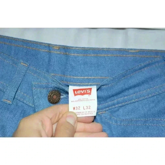 Vintage Levi's USA 535 Orange Tab Regular Fit Jean - Picture 4 of 8